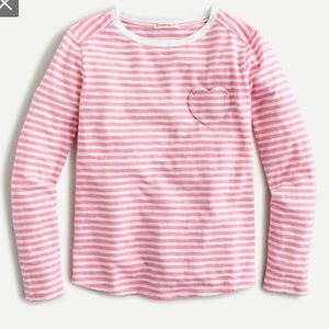 Crew cuts red stripe shirt